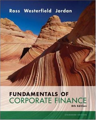 Fundamentals of corporate finance 7th homework